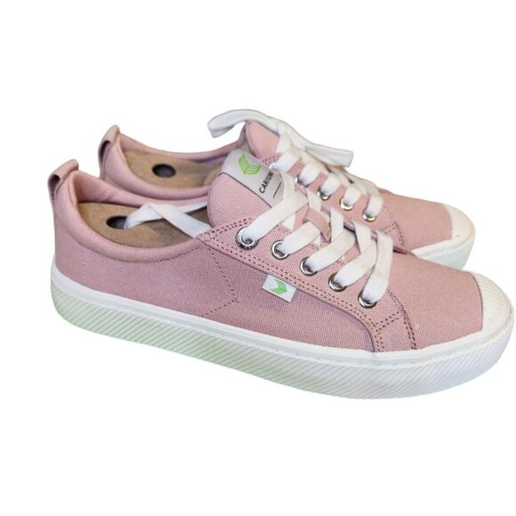 Cariuma Shoes - Cariuma Women's 8, Men's 6.5 OCA Low Rose Canvas Sneaker Memory Foam Insole